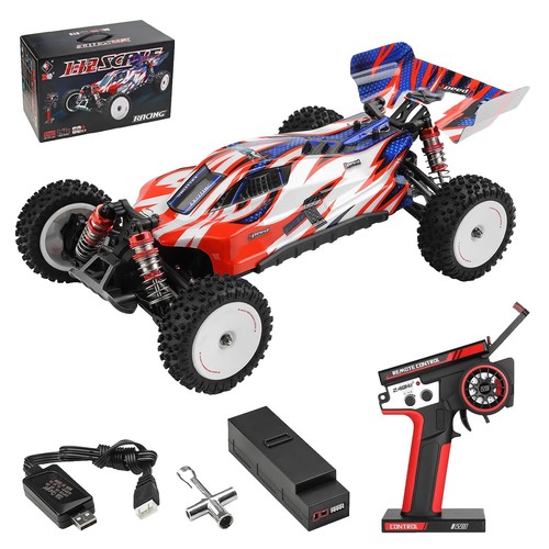 WLtoys 124017-V8 RC Racing Car 1/12 2.4G 4WD 75km/h Metal Chassis