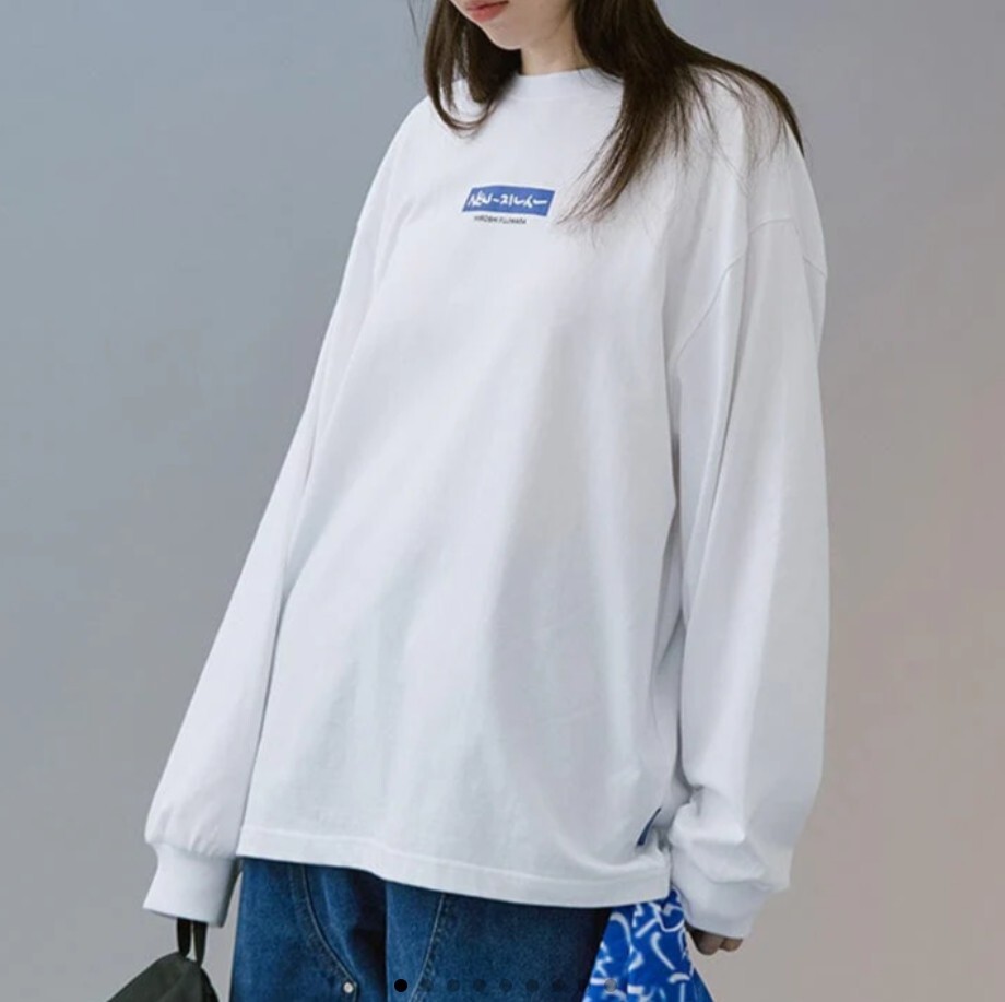 NewJeans x Hiroshi Fujiwara Coller Long Sleeve T-Shirt Ver. 2