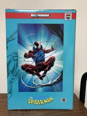 BE@RBRICK BEARBRICK 400% $ 100% Scarlet Spiderman MEDICOM TOY