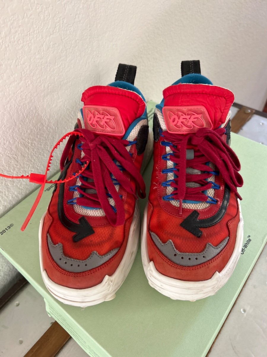 OFF-WHITE Virgil Abloh svela ODSY-1000 -Red/White EU 42 US 8.5 | eBay