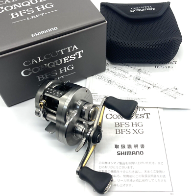 Shimano 23 CALCUTTA CONQUEST BFS HG Left Handed Baitcasting Reel