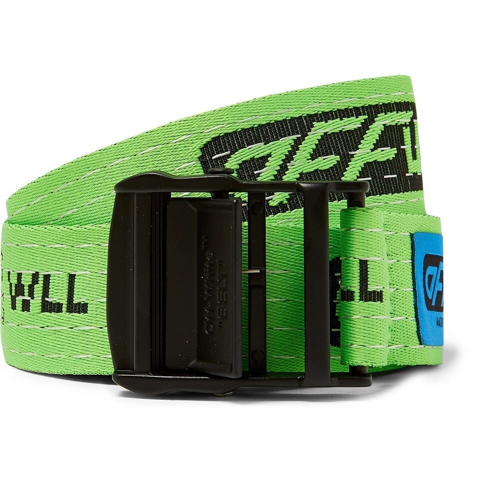 Brand New Off-White - 3.5cm Green Industrial Belt - Men | eBay