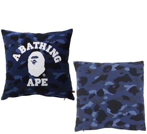 BAPE Multi camo college logo pillow cushion A Bathing Ape | eBay