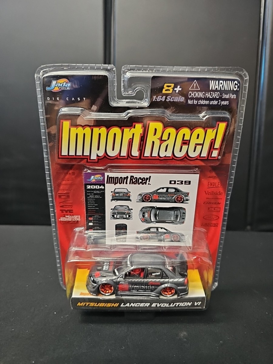 JADA TOYS IMPORT RACER Mitsubishi Lancer Evolution VI 1:64 RARE
