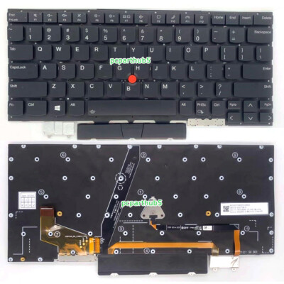 New Lenovo ThinkPad X1 Carbon 9th Gen 9 2021 Keyboard US Backlit