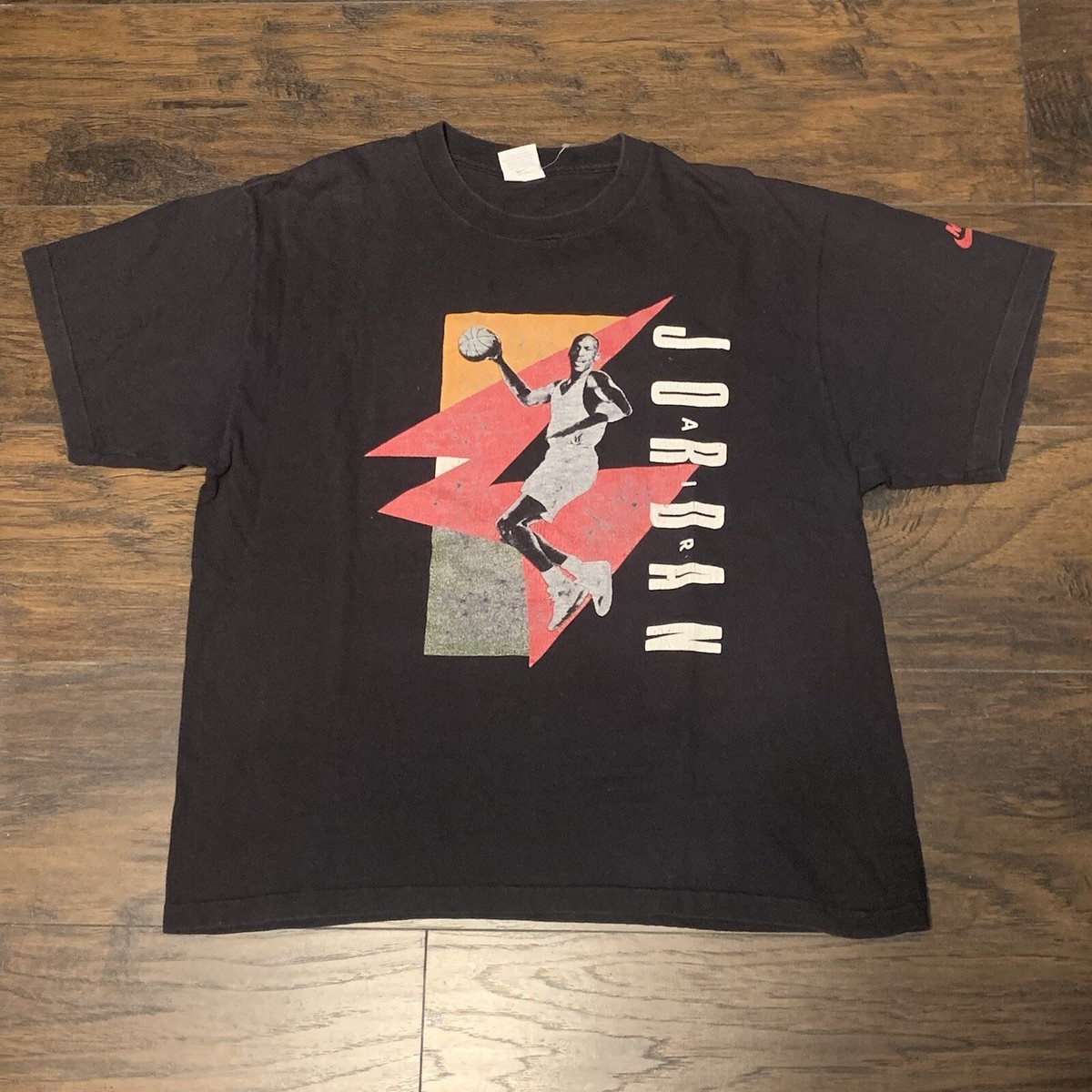 Vintage 1990's Michael Jordan Nike Air Jordan Gray Tag Graphic Tee