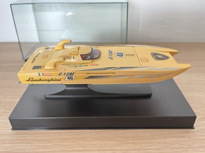 Super Rare Kyosho MINI-Z Racer ASC CATAMARAN Boat Lamborghini C-1