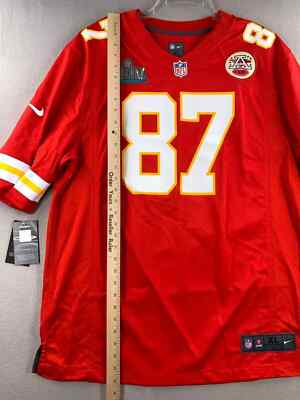 Travis Kelce Kansas City Chiefs Nike Super Bowl LIV Game Jersey