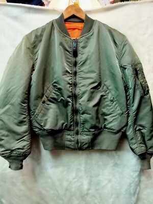 Vintage 1968 Alpha Industries USAF Flight MA-1 Reversible Bomber