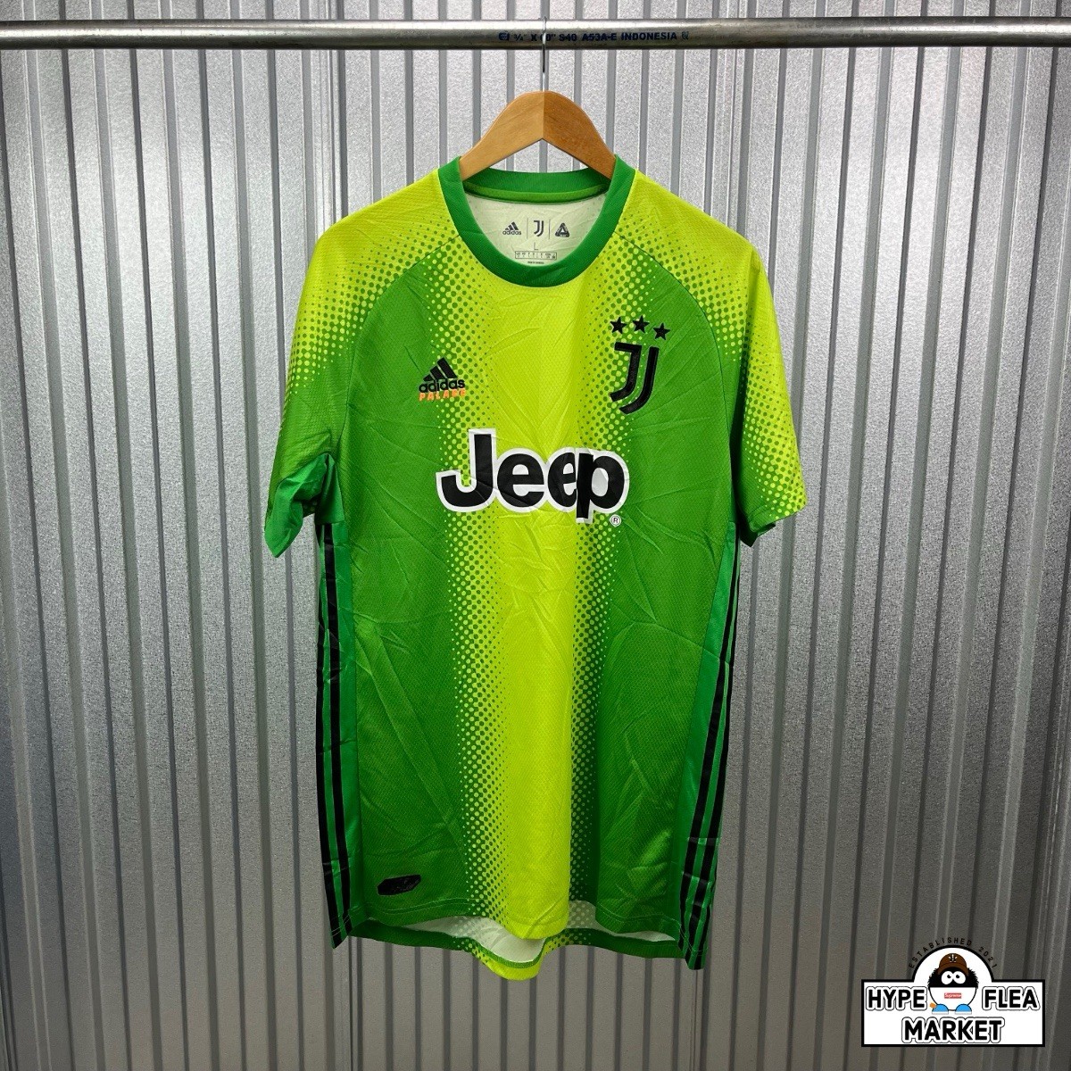 新品 PALACE × JUVENTUS 4th GK 緑 上下 S Best juventus palace