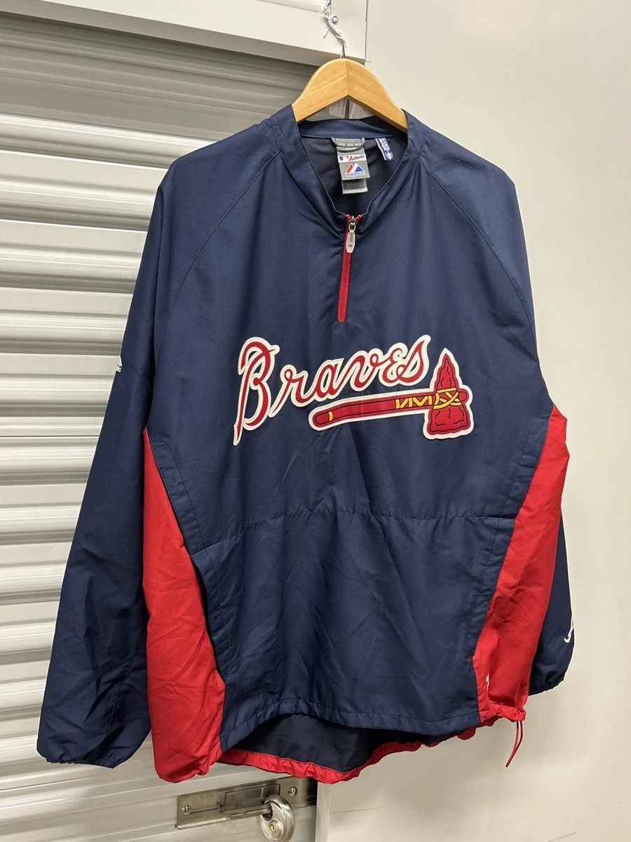 Majestic Braves フルジップジャケット XXL XL/XXL - Vintage Rare