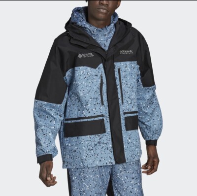 adidas Adventure Winter Allover Print GORE-TEX Jacket Mens Large