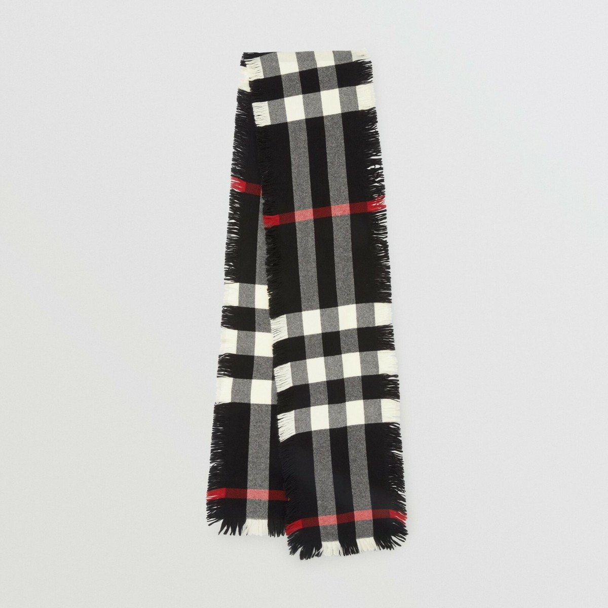 小物 Brushed Scarf / CHECKED BLACK Brushed Scarf / CHECKED BLACK