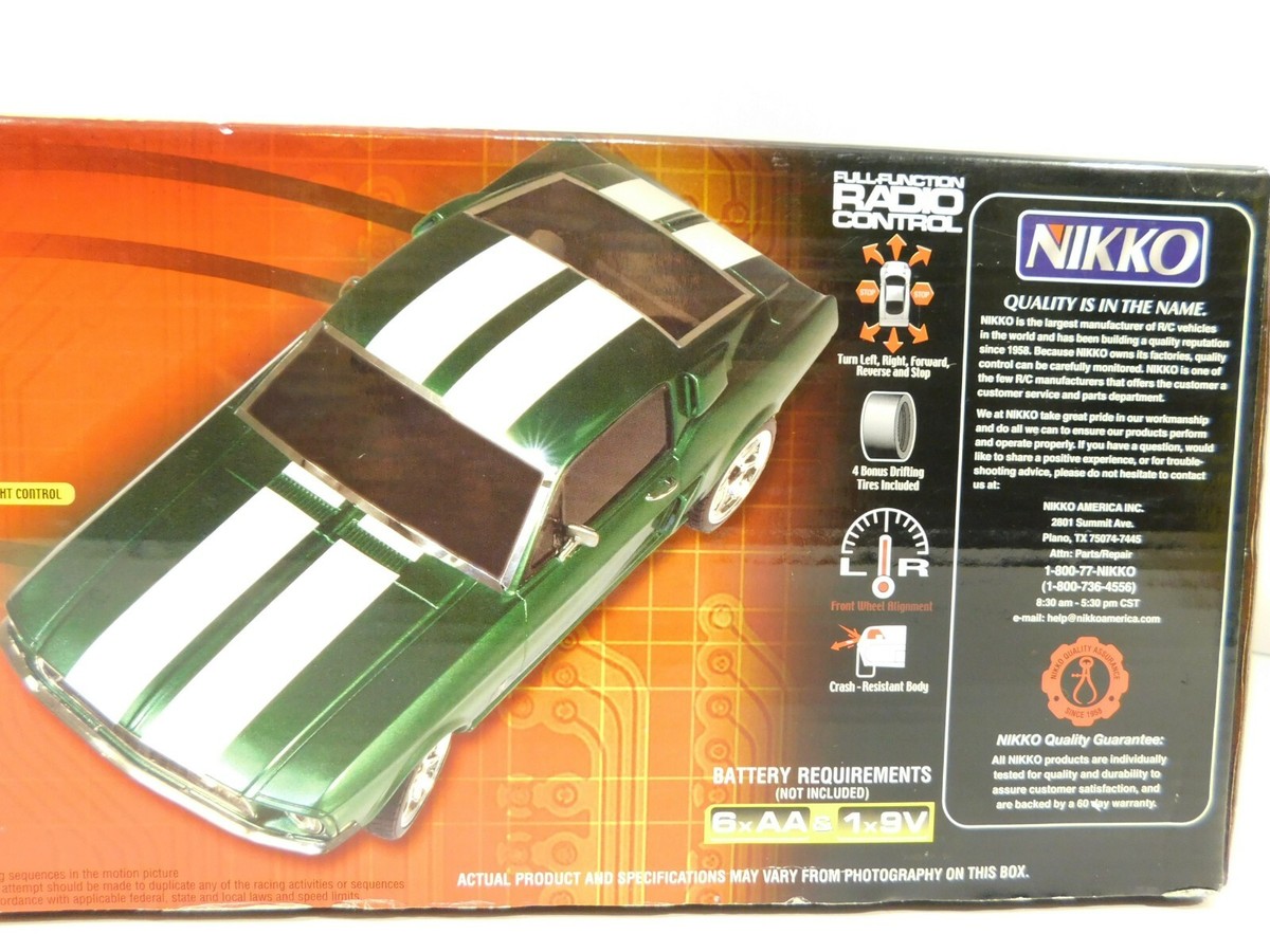 Nikko RC Car '67 Ford Mustang 1/16 Scale Fast And Furious Tokyo