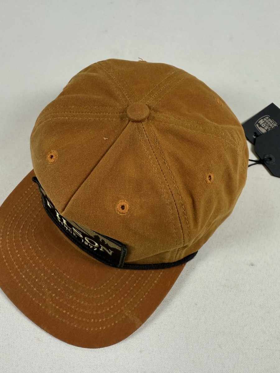 FILSON WAXED TRUCKER CAP GOLD BROWN/SCENIC NWT | eBay