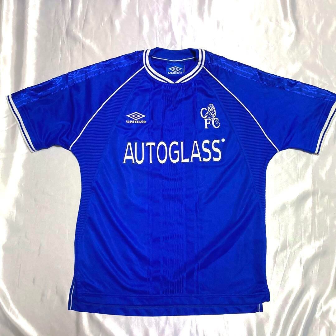 Chelsea FC 1999 2000 M Football Home Shirt Jersey Umbro ZOLA