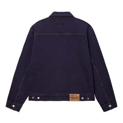 Stussy Zip Work Jacket Denim 'Nightshade' Size S Ç | eBay