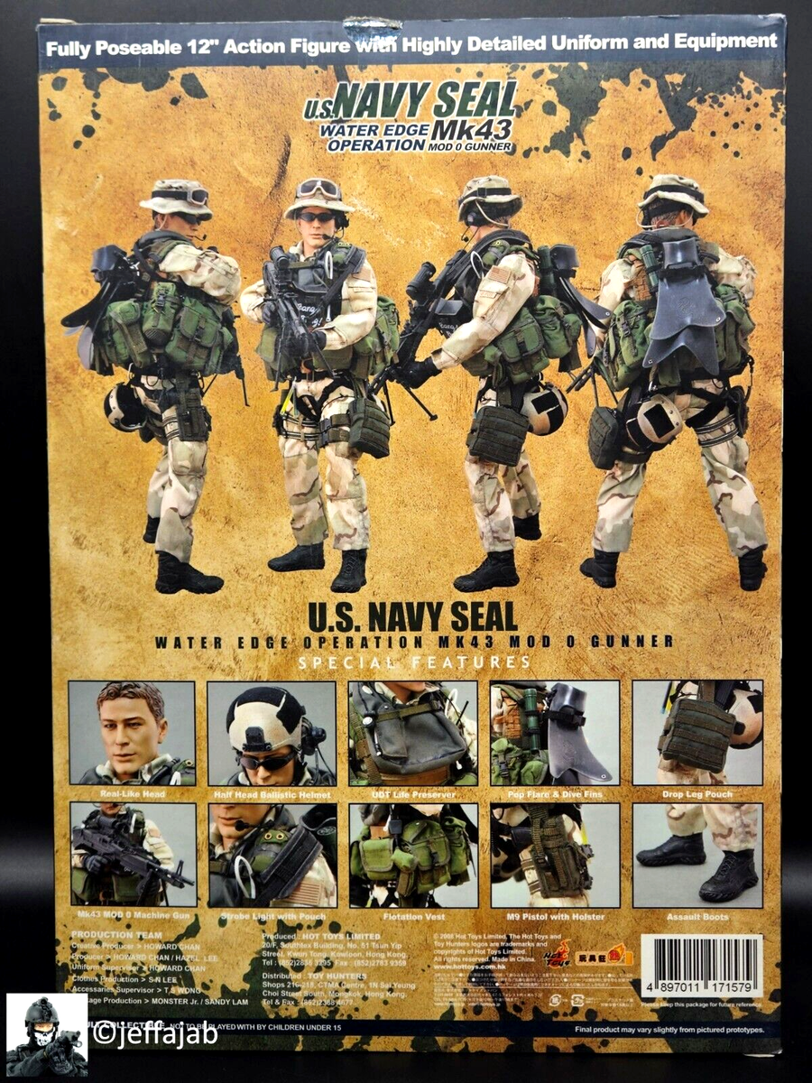 1:6 scale Hot Toys US Navy SEAL Water Edge Operation MK43 Mod0