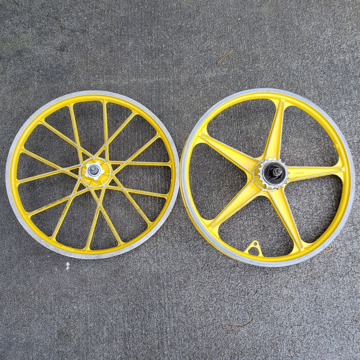 LESTER MAG WHEELS SET COASTER 黄】前後set LESTER MAG WHEELS SET