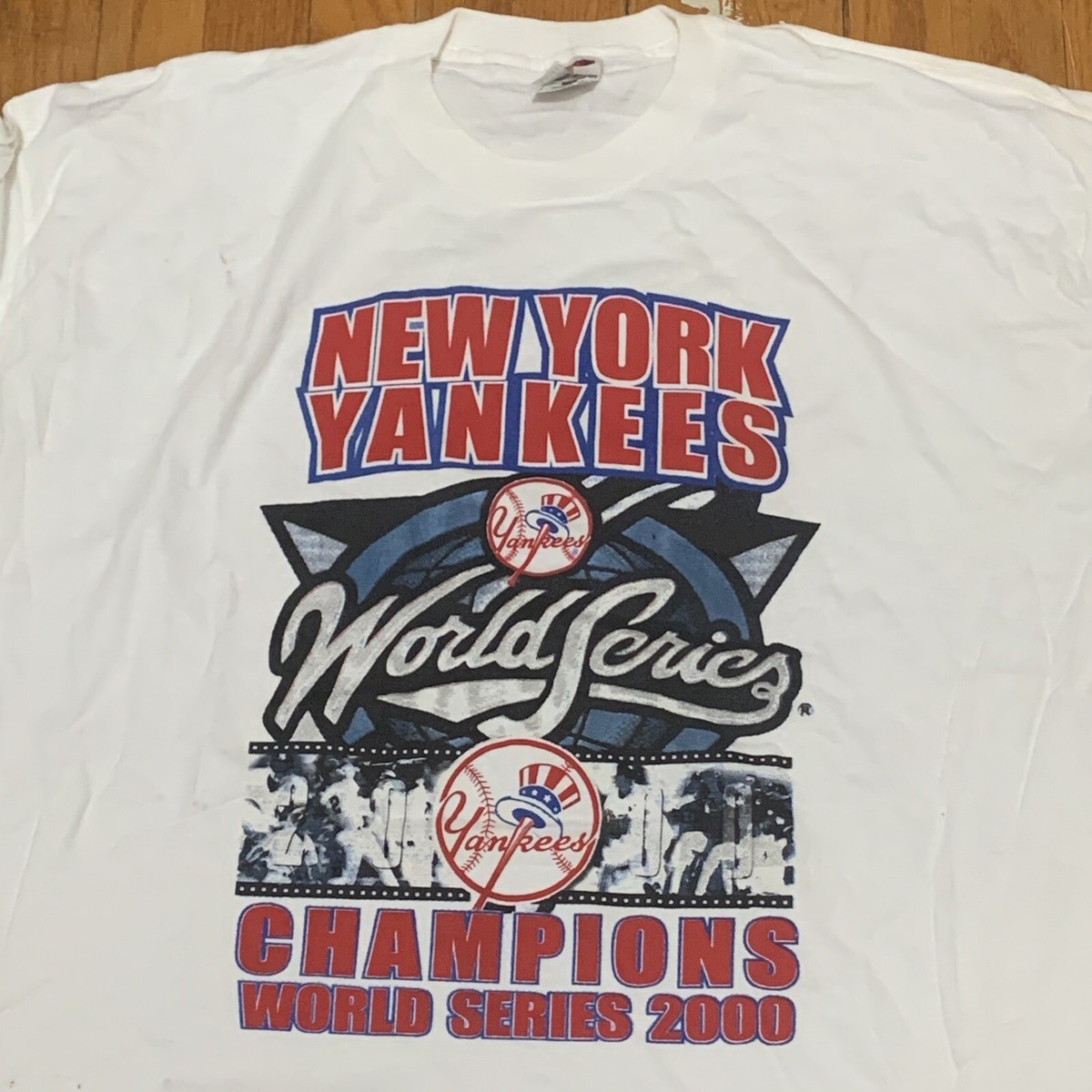 VTG 2000 MLB New York Yankees World Subway Series Champions Mets T