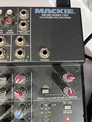 Mackie Micro Series 1202 12-Channel Mic/Line Compact Mixer