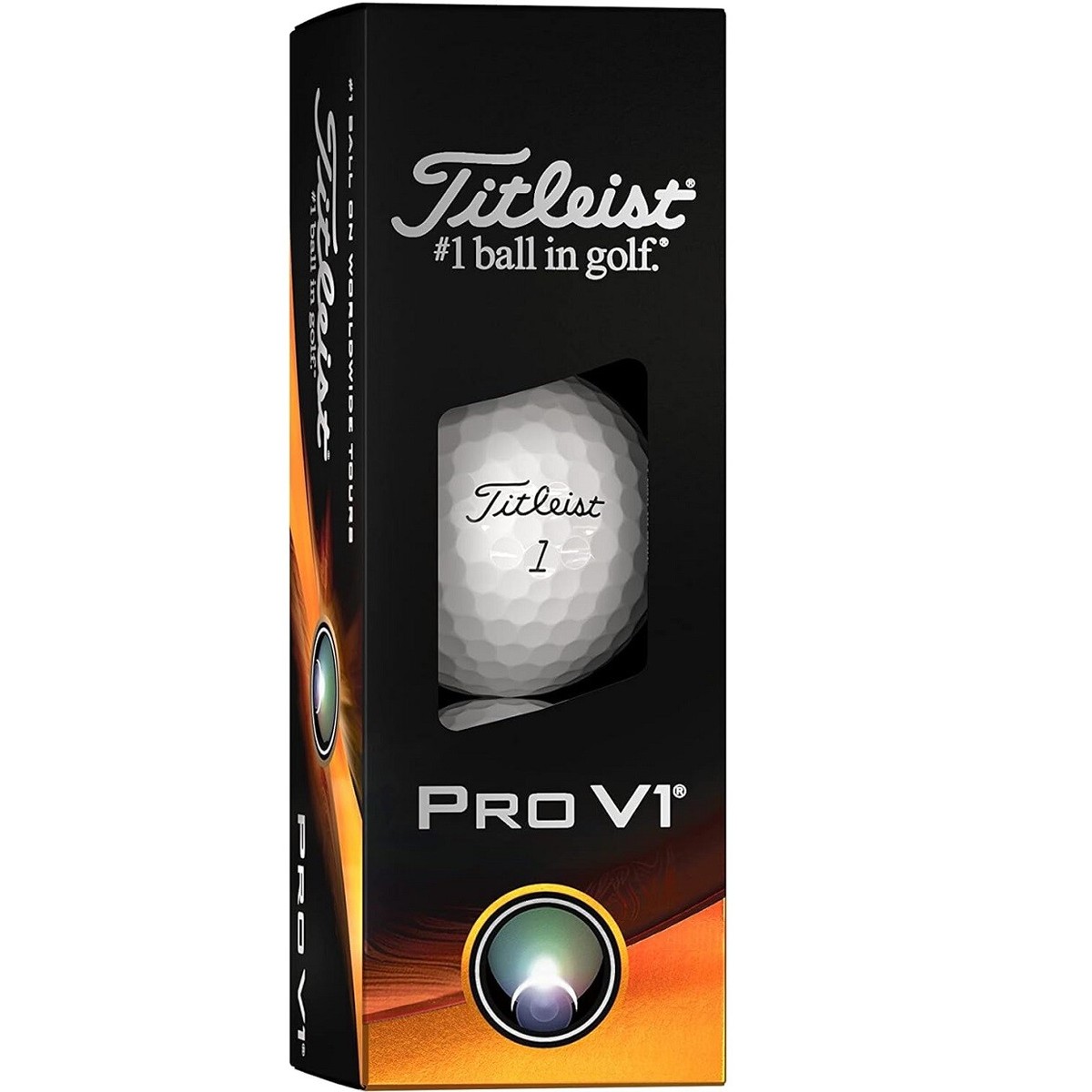 Titleist Golf Premium Golf Ball 3 Ball Sleeve - Pro V1 / Pro V1x