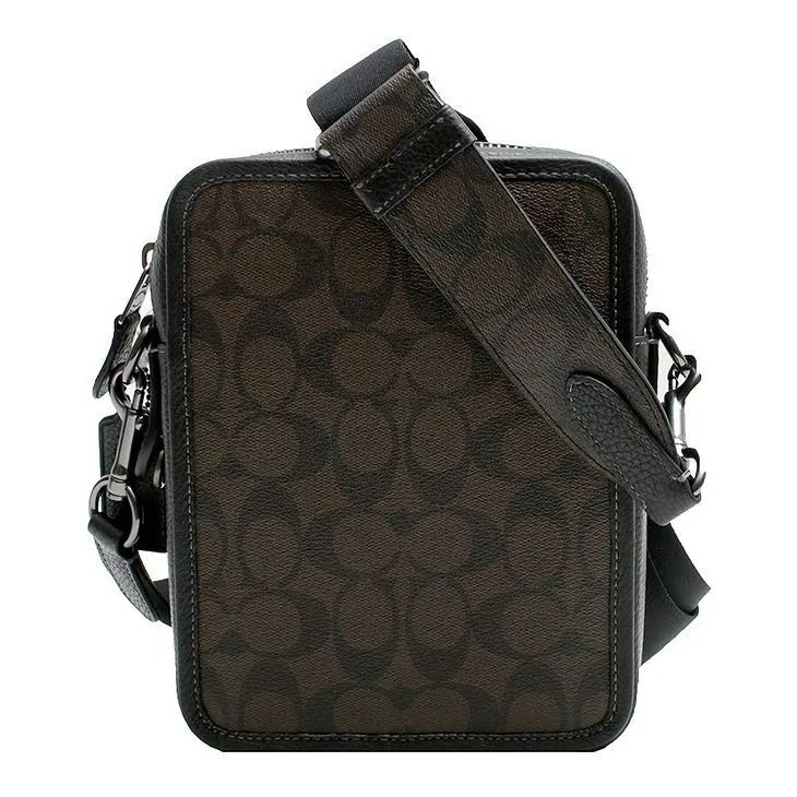 COACH CC009 Men's Shoulder Bag Crossbody Shoulder Bag Charcoal