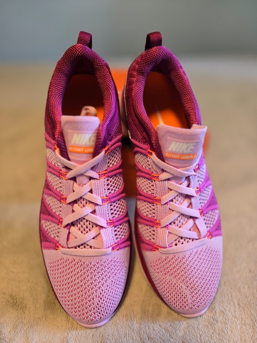 Nike Women's Flyknit Lunar 2 Running Sport Trainer 620658 615