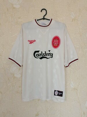Liverpool 1996 - 1997 away vintage football shirt jersey Reebok