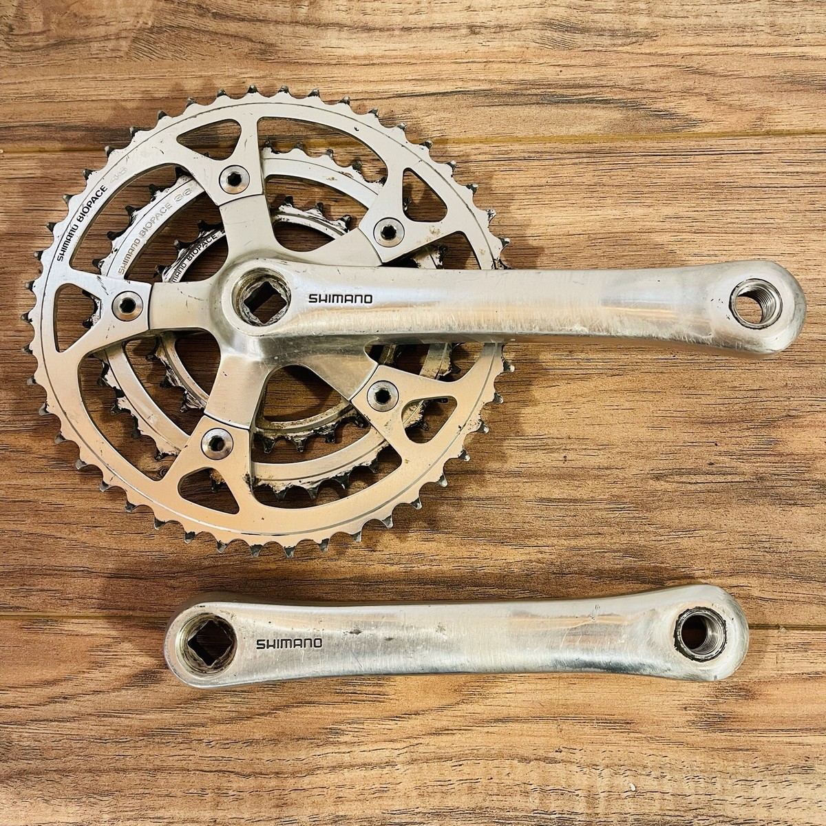 Shimano Deore XT FC-M730 175 Biopace Square Taper Crankset 26 / 36