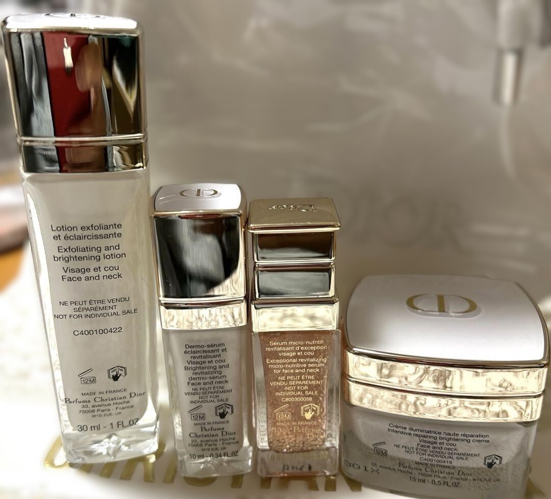 Dior Prestige Skincare set 5 Pc. Gift W/Twill Drawstring Pouch La
