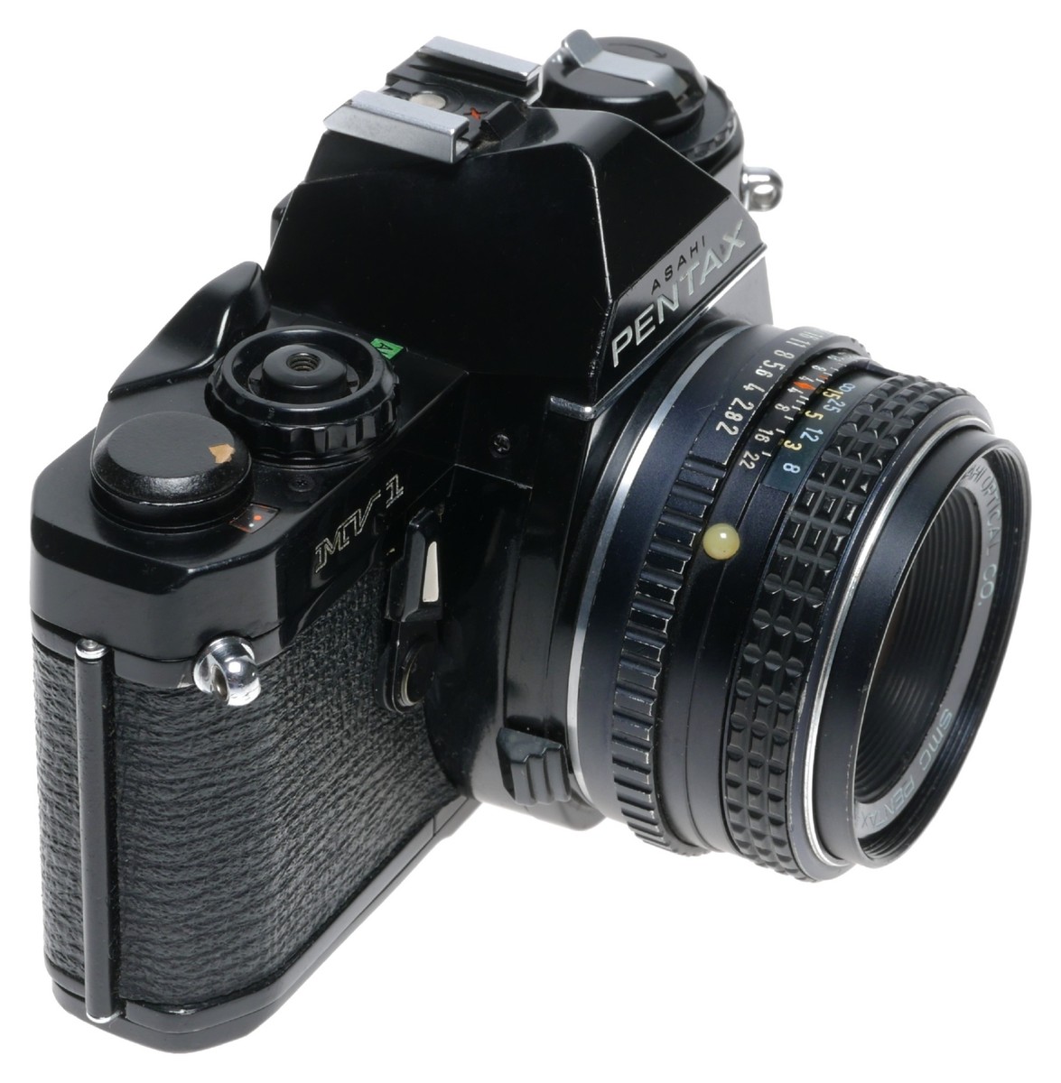 Asahi Pentax MV 1 35mm SLR Film Camera SMC Pentax-M 1:2/50 | eBay