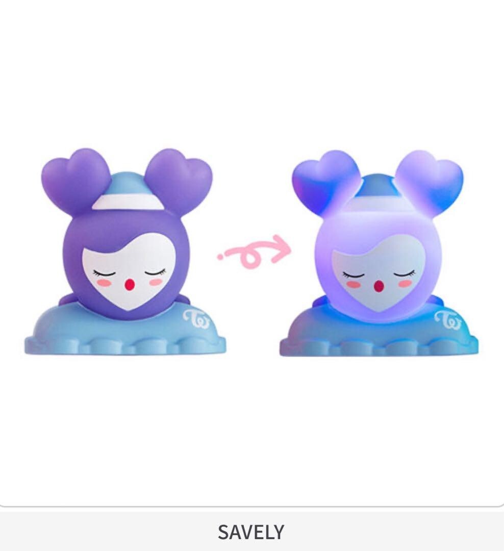 TWICE LOVELYS Good Night Light Mascot Luminous Mini Room Light