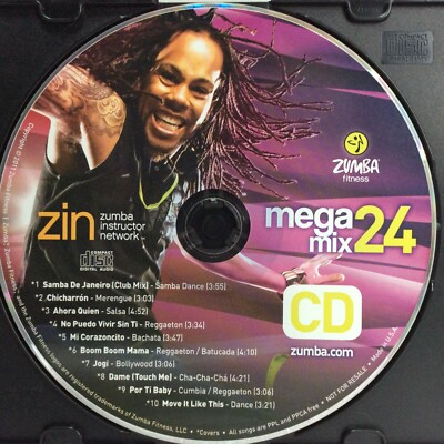 ZUMBA Zin Mega Mix Motivational Fitness Music High Cardio