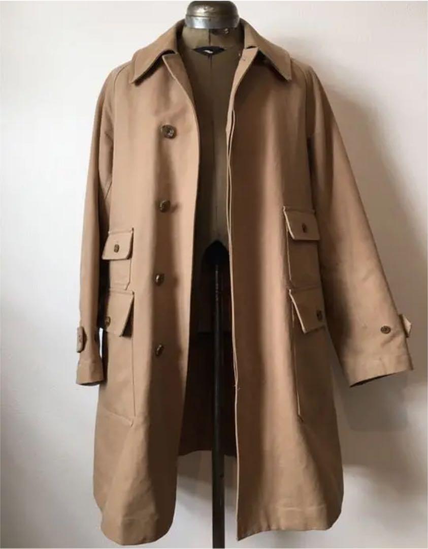 Kaptain Sunshine Traveller Coat with liner L92cm W54cm Beige Size