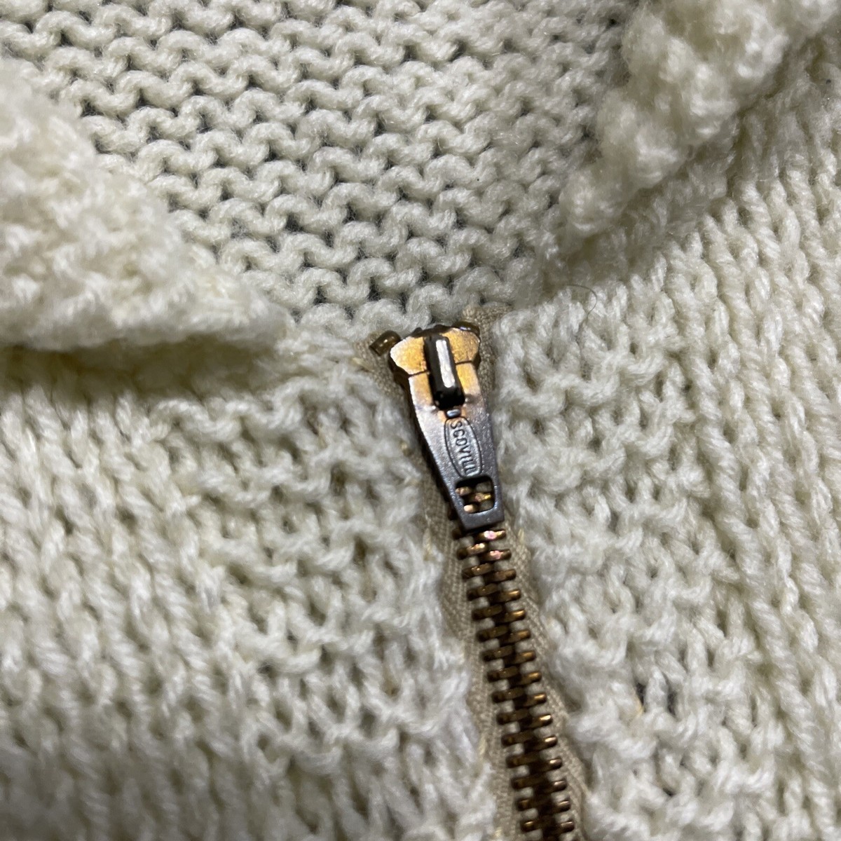 50s 70s Vintage Horse Pattern Horseshoe Cowichan Knit Sweater READ