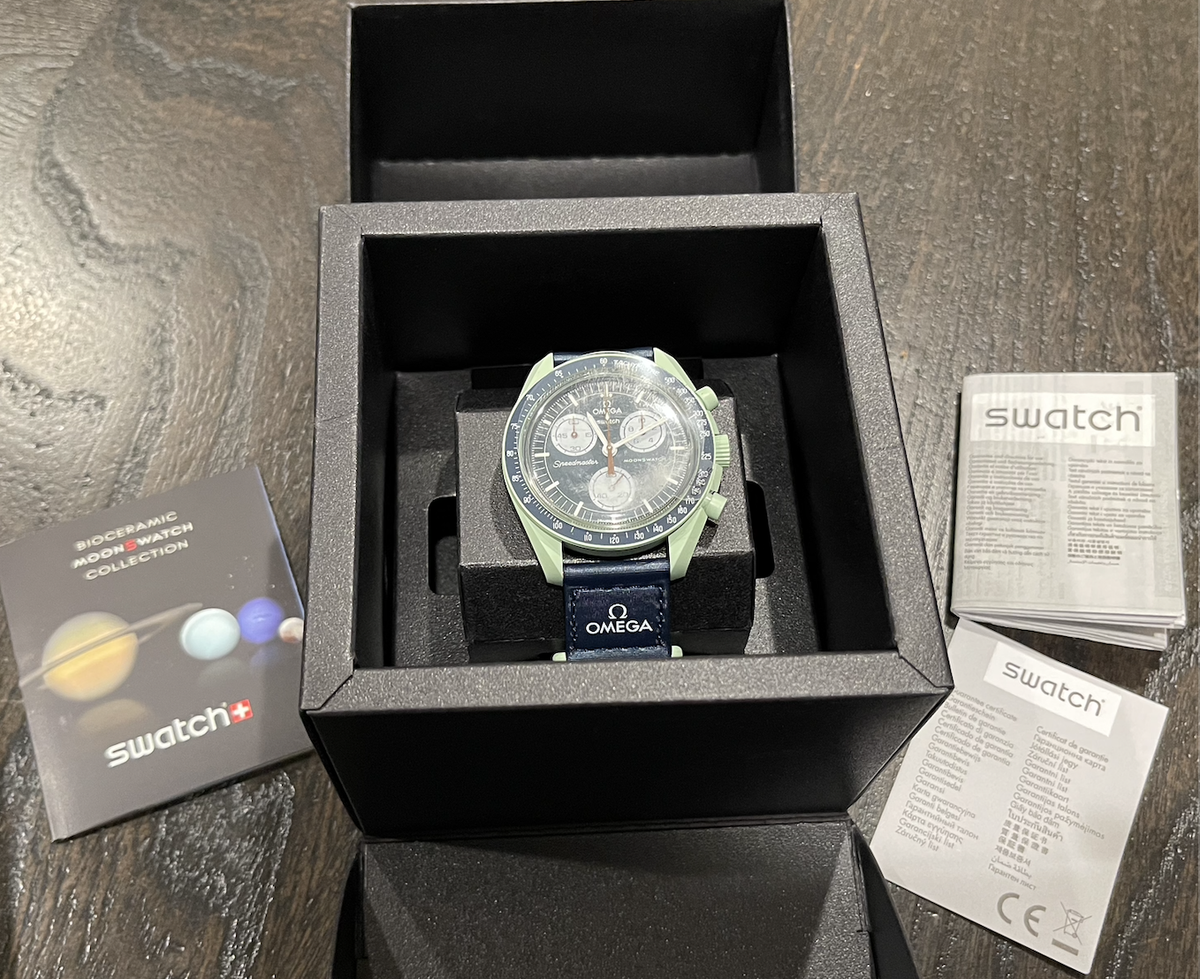 Omega x Swatch Speedmaster Mission On Earth Moonswatch - Brand New