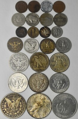 United States 20th Century Type Coin Set - 25 Coins - Better Dates