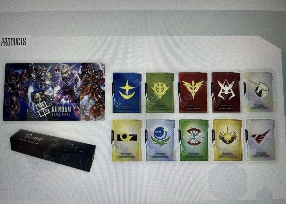 FIRST COMBAT [EVX-01] Gundam Accessory Card Set GAME Premiere SDCC