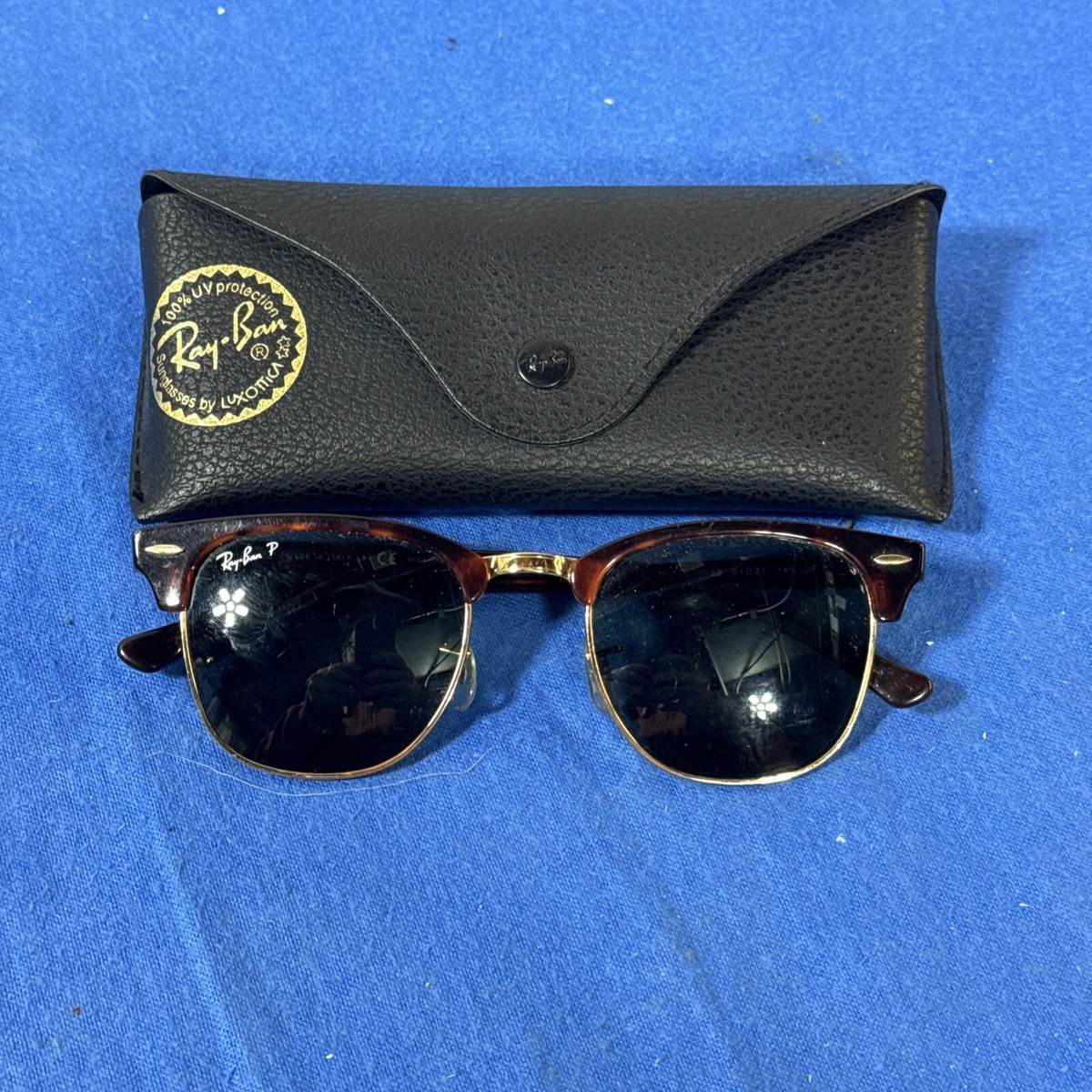Ray Ban clubmaster classic RB3016 990/58 51-21 Sunglasses