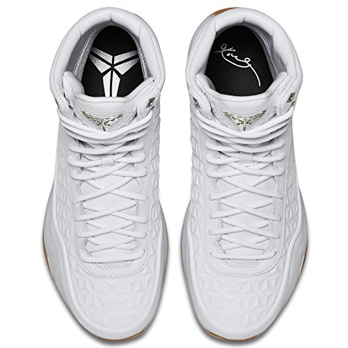 Nike Kobe X Elite EXT QS 9.5 Triple White Gum Boot Air Force 1 AS