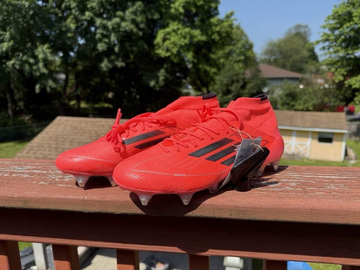 Adidas F50 Elite Mid SG Pink Black Soccer Cleats Women's Size 8.5