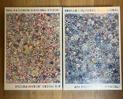村上隆 ジグソーパズル ブルーシグナル 村上隆 パズル SKULLS