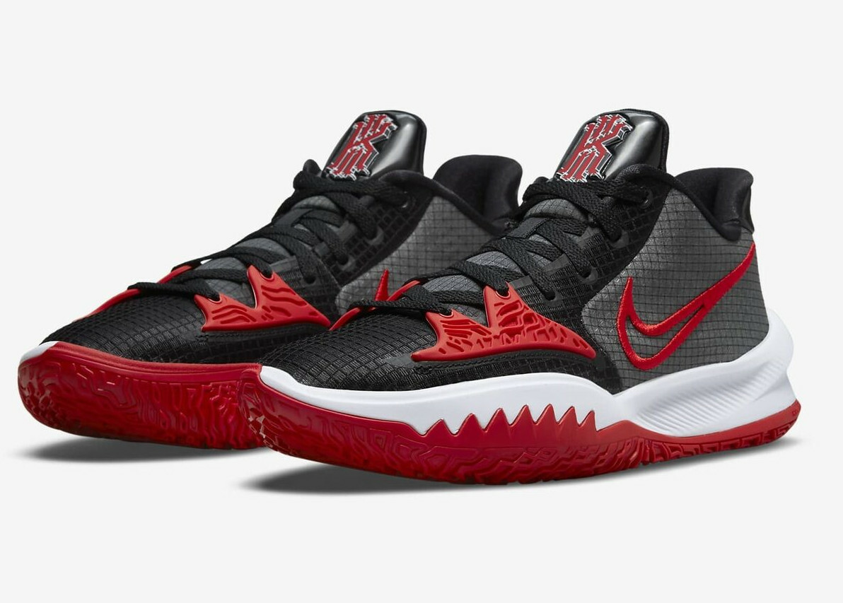 Nike Kyrie Low 4 TB Black/Red-White Basketball Shoe DA7803-002 US