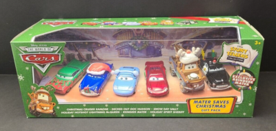 Pixar Cars • Mater Saves Christmas 6-Car Gift Pack • 2009 Target