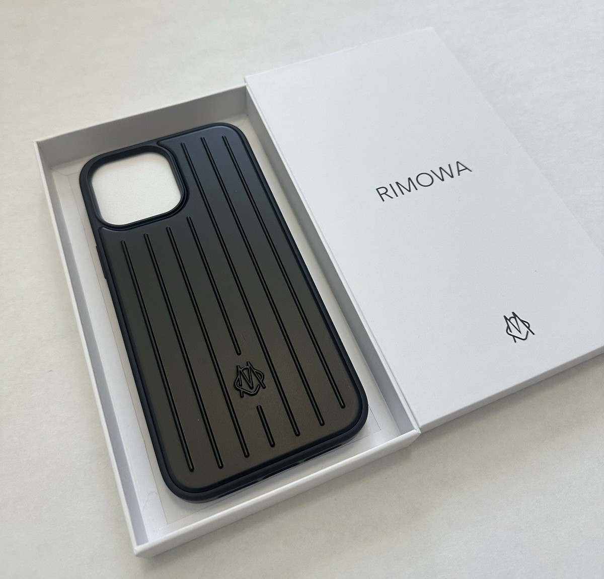 Rimowa Iphone Case Aluminum For 13 ProMAX Black⭐️U.S SELLER