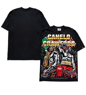 カネロvsクロフォードグラフィックTシャツ カネロvsクロフォード