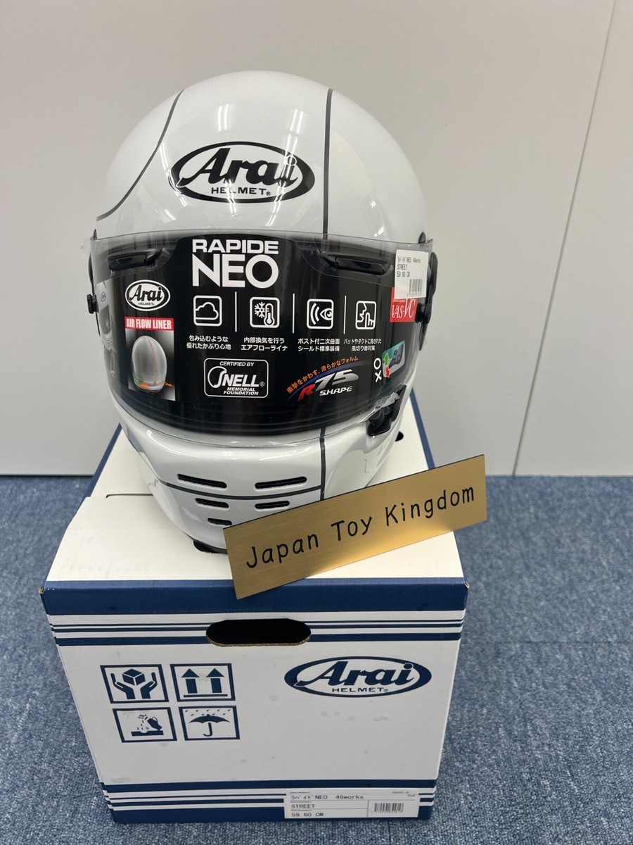 Arai Helmet RAPIDE NEO 46WORKS RACE White Size [M-22.8in,L-23.6in