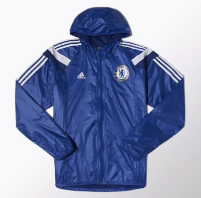 ADIDAS ANTHEM CHELSEA FC MEN'S WINDBREAKER SOCCER JACKET F85571