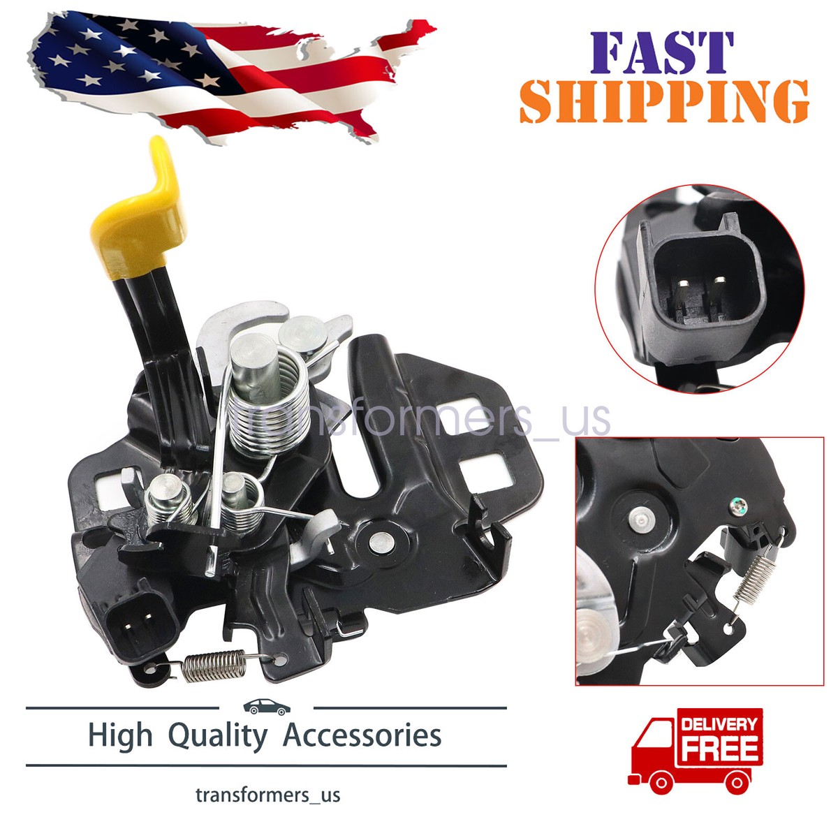 2013-2016 Lincoln MKZ For Hood Lock Latch Ajar Switch Sensor